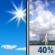 Saturday: Sunny then Chance Showers And Thunderstorms
