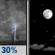 Tonight: A chance of showers and thunderstorms before 9pm. Mostly clear, with a low around 60. West wind 12 to 16 mph, with gusts as high as 30 mph. Chance of precipitation is 30%. New rainfall amounts between a half and three quarters of an inch possible. Tonight: Chance Showers And Thunderstorms then Mostly Clear